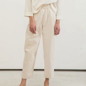 Elizabeth Suzann Andy Trouser Cotton Canvas Pants